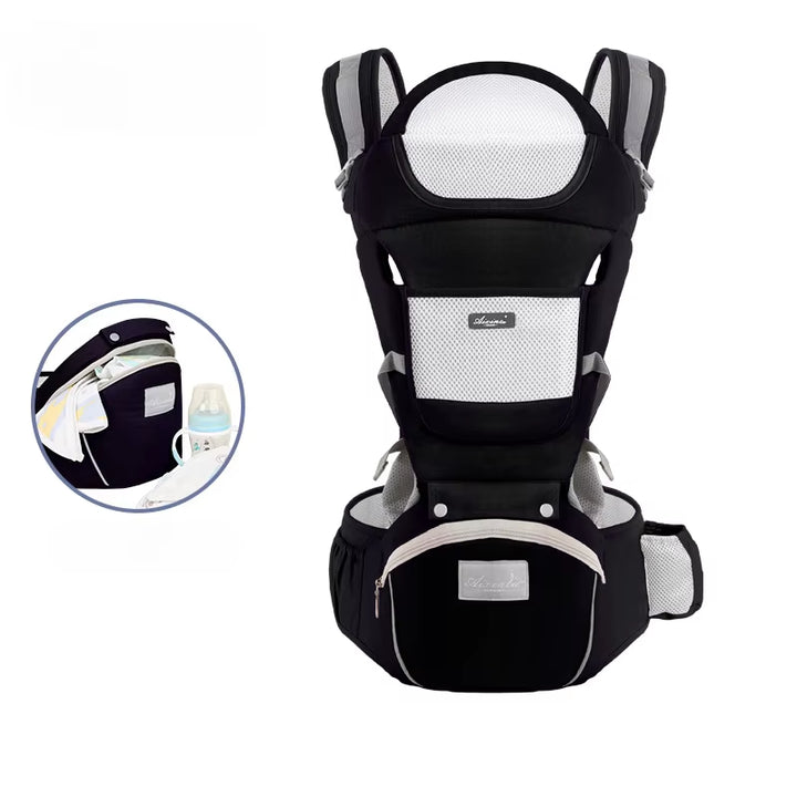 Ergonomic Newborn Baby Carrier Waist Stool Backpack Shoulder Swaddle Sling Wrap Infant 0 to 36 Months Carrier Stool Baby Hipseat