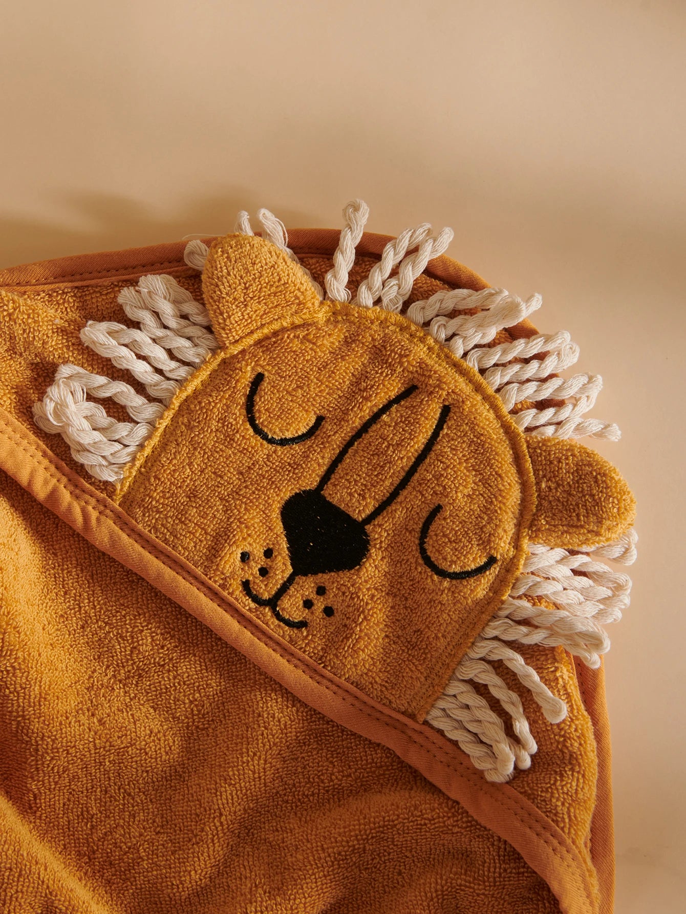 Sunveno Baby Cotton Bath Towel Newborn Baby Comfortable Skin-Friendly Absorbent Bathrobe 90X90Cm