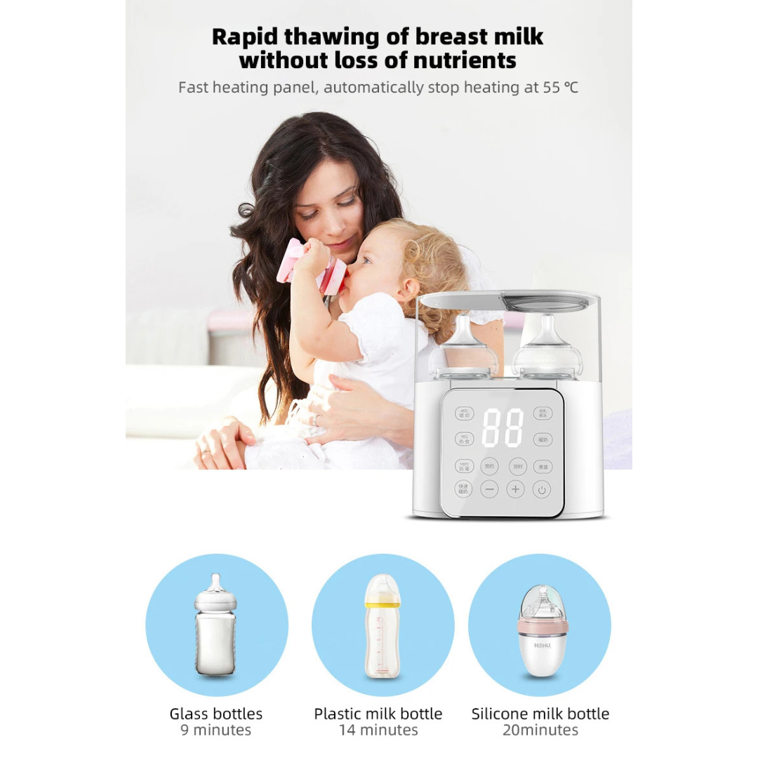 Baby Bottle Warmer Multi Function Fast Baby Accessories Food Heater Milk Warmer Steriliser with Accurate Temperature Control