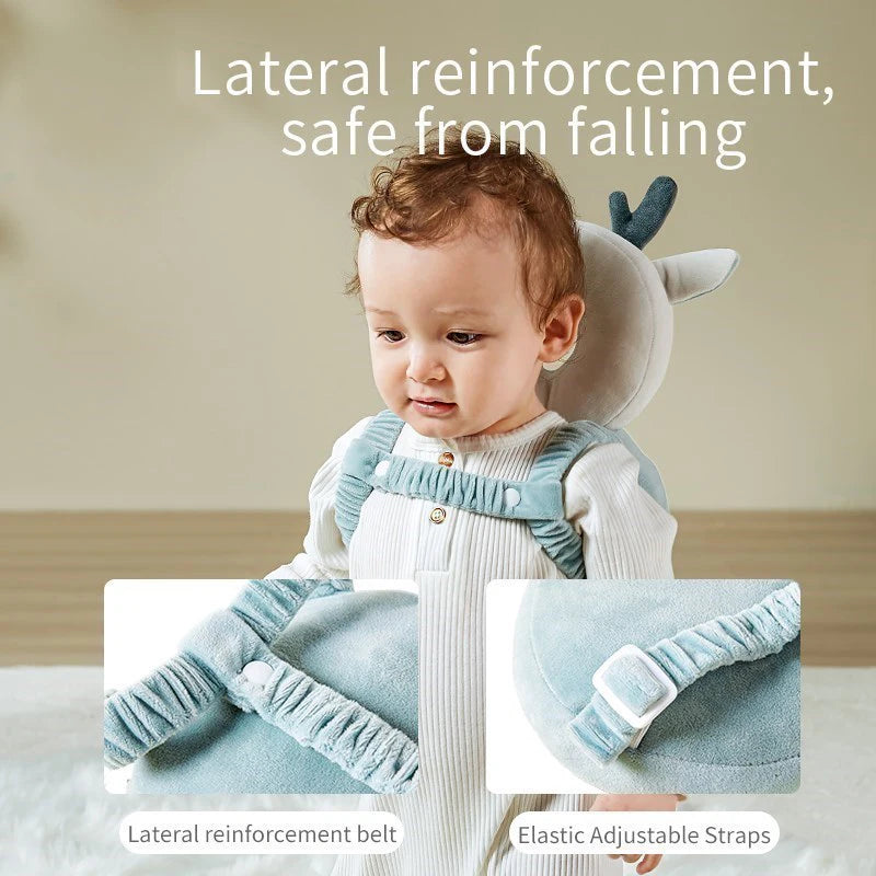 Cartoon Astronaut Baby Anti-Fall Pad Head Back Protector Pillow for Newborn Infant Toddler Safety Protection Cushion