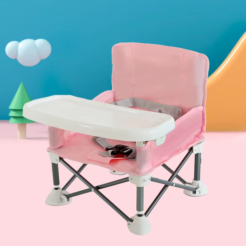 Dining Chair Portable Foldable Dining Chair Baby Dining Table Small Chair Baby Dining Out Foldable Dining Chair