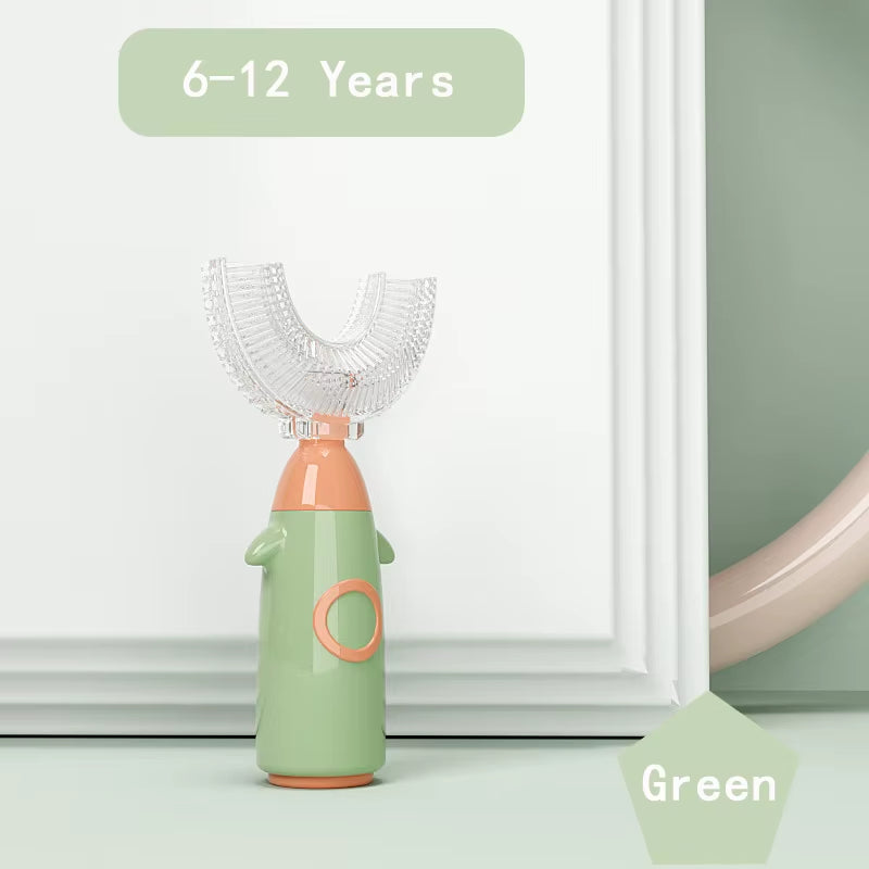 U Child Toothbrush for Children 360 Kids Toothbrush for Kids Silicone Baby Toothbrushes 1-12 Years