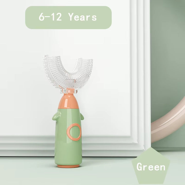 U Child Toothbrush for Children 360 Kids Toothbrush for Kids Silicone Baby Toothbrushes 1-12 Years
