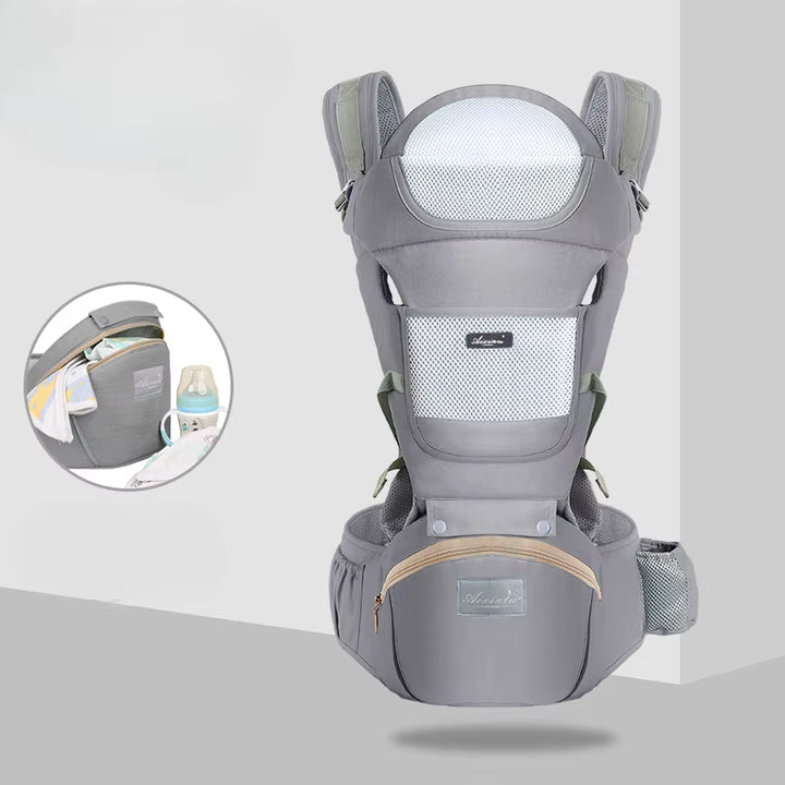 Ergonomic Newborn Baby Carrier Waist Stool Backpack Shoulder Swaddle Sling Wrap Infant 0 to 36 Months Carrier Stool Baby Hipseat