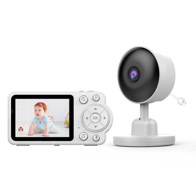 Baby Monitor Wireless Indoor 2.8-Inch Surveillance Video Two-Way Audio Night Vision Smart Baby Camera Security Protection