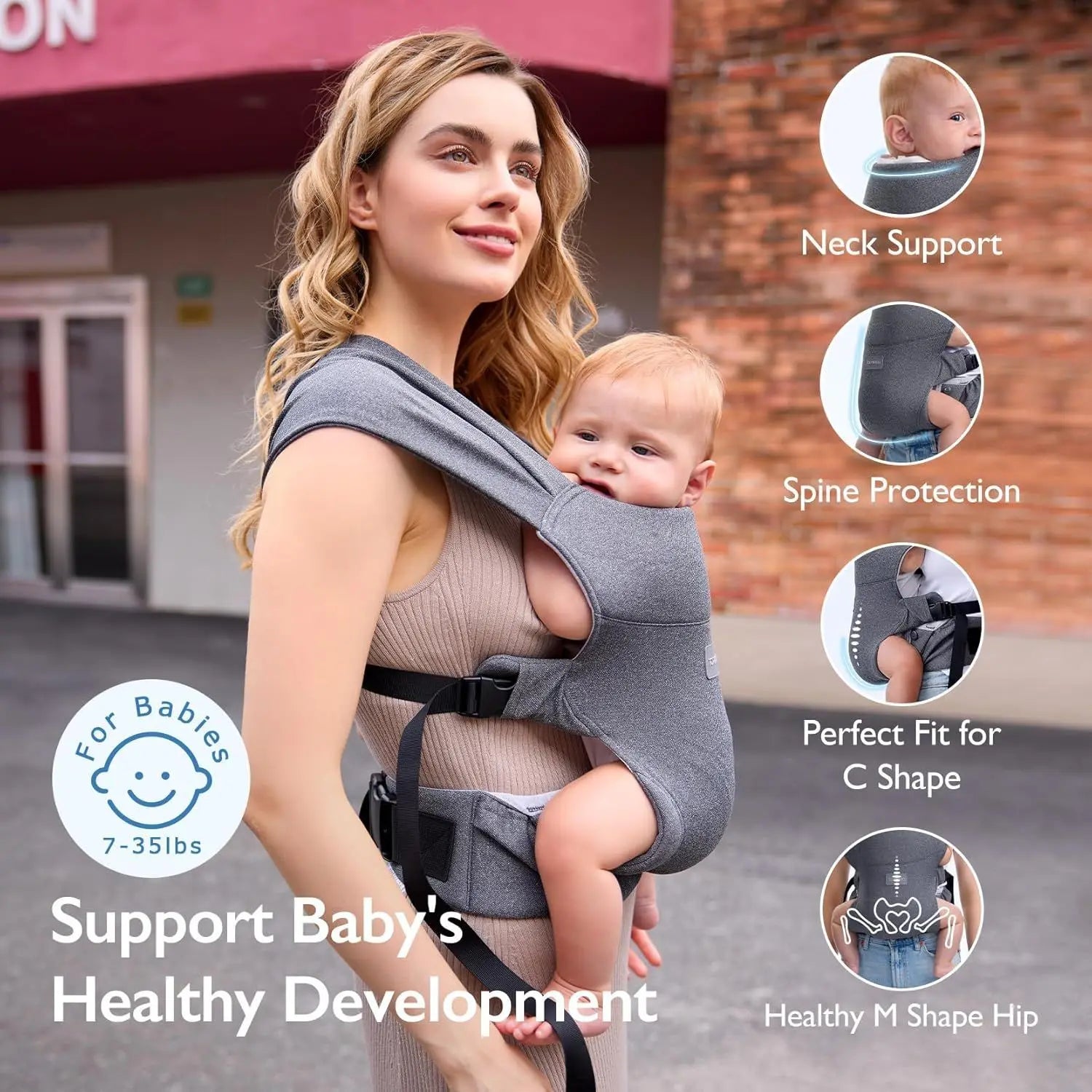 Baby Carrier Fabric Kangaroos to Carry Babies Ergonomic Baby Sling Baby Nursing Carrier Scarves outside Baby Wrap Sling