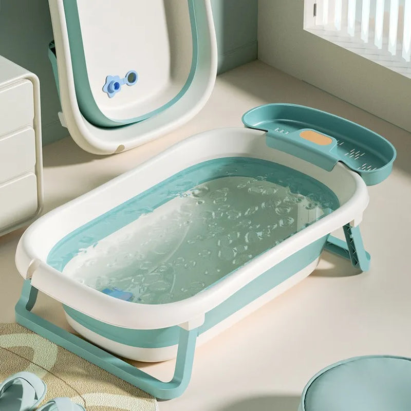 Children'S Bathtub Reclining Support Universal Bathing Tub Baby New Supplies Infant Folding Bathing Bathtub