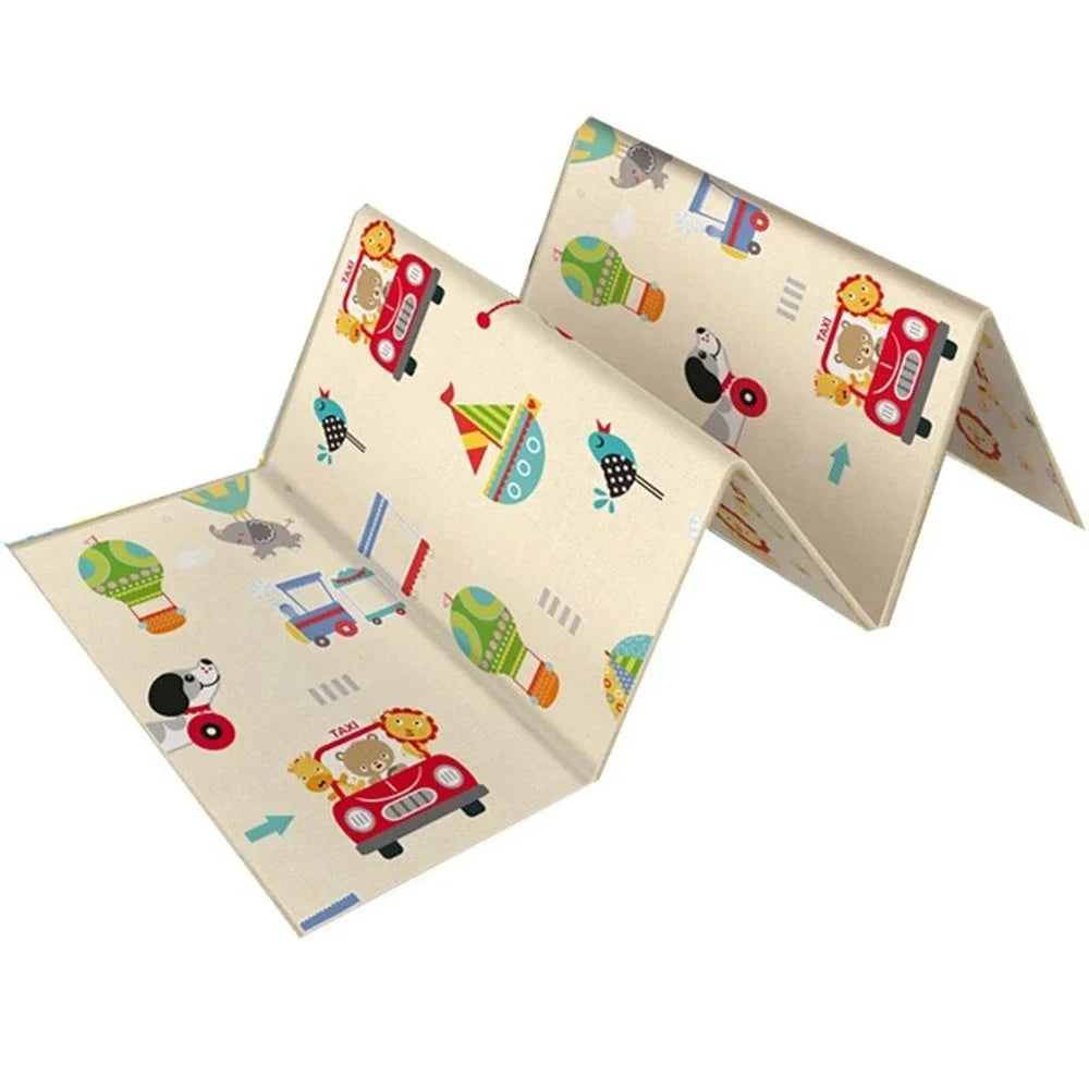 Non-Toxic Baby Play Mat Waterproof XPE Soft Floor Playmat Foldable Crawling Carpet Kid Game Activity Rug Folding Blanket Toys