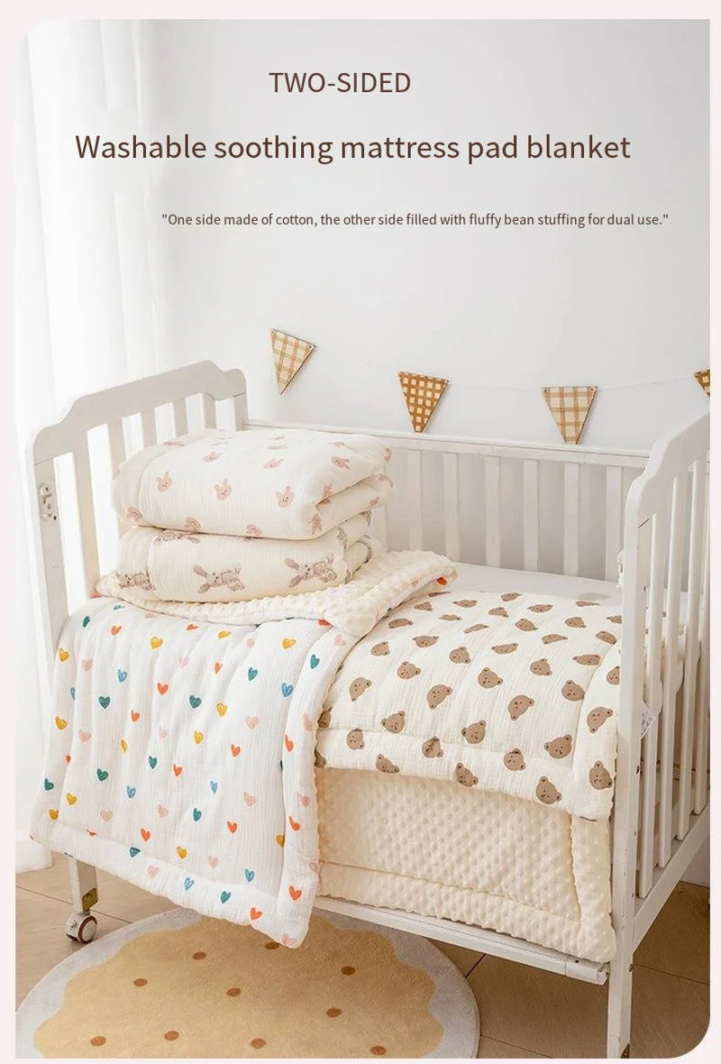 Mattress Kindergarten Mattress Class a Tatami Mattress Baby Cotton Newborn Crib Mattress Kindergarten Baby Small Quilt
