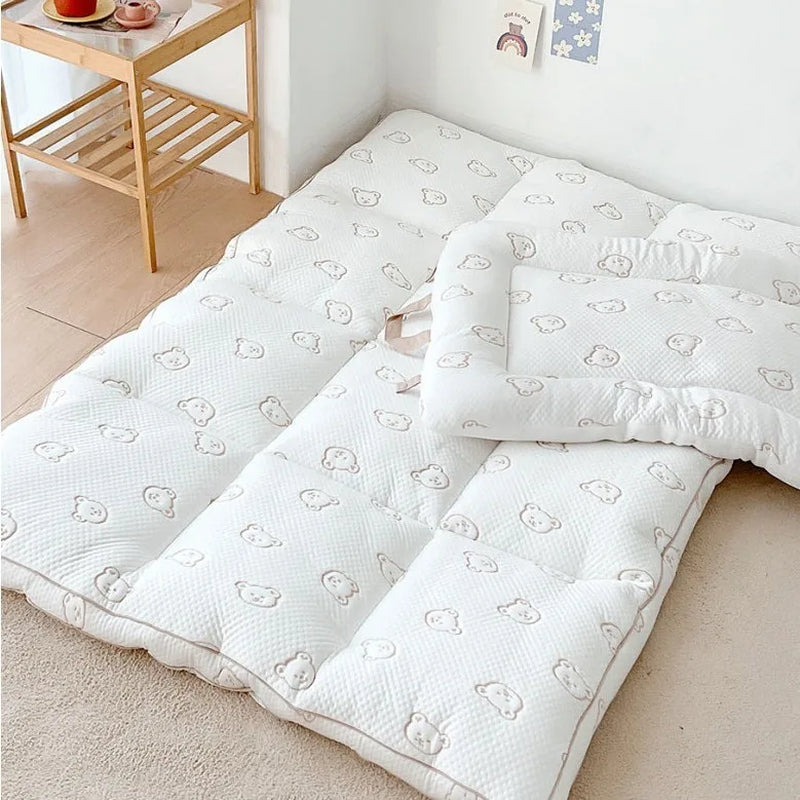 1PC Cartoon Cotton Sleeping Mat Mattress Baby Children’S Mattress Baby Nap Mat Boys and Girls Latex Mattress