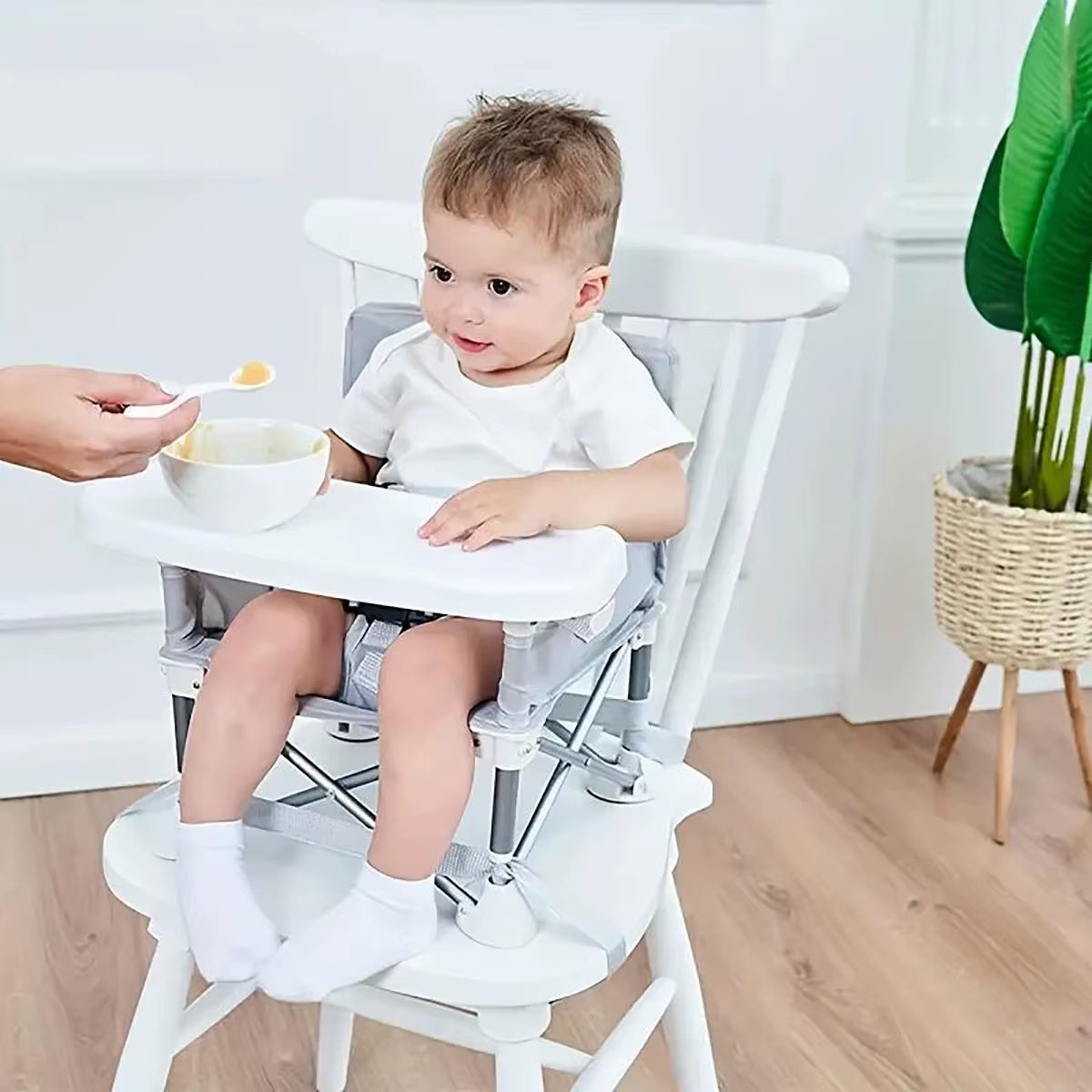 Dining Chair Portable Foldable Dining Chair Baby Dining Table Small Chair Baby Dining Out Foldable Dining Chair