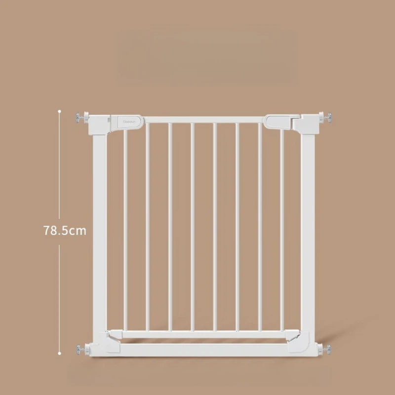 No-Drill Baby Safety Gate - 120Cm Extendable Pet Barrier with Dual Lock System Non-Toxic Material for Stairs/Kitchen/Doorways