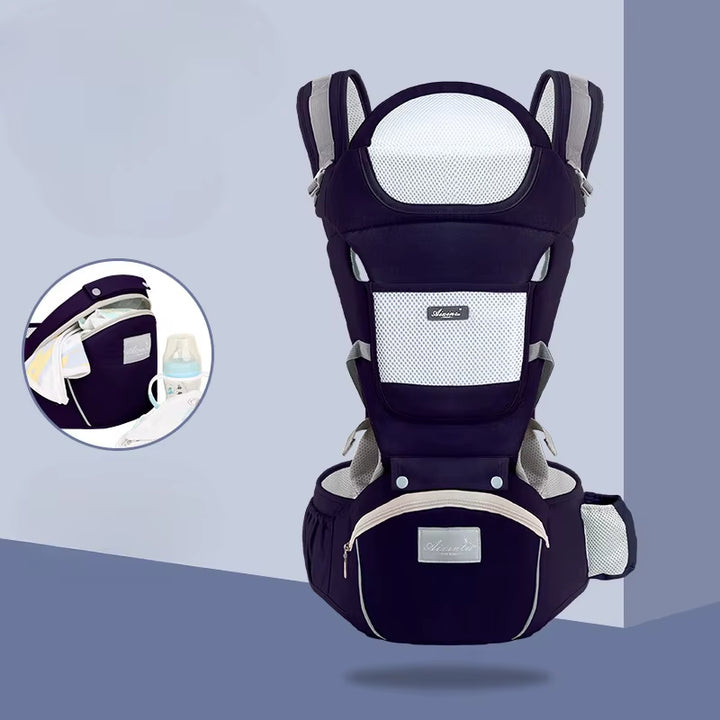 Ergonomic Newborn Baby Carrier Waist Stool Backpack Shoulder Swaddle Sling Wrap Infant 0 to 36 Months Carrier Stool Baby Hipseat
