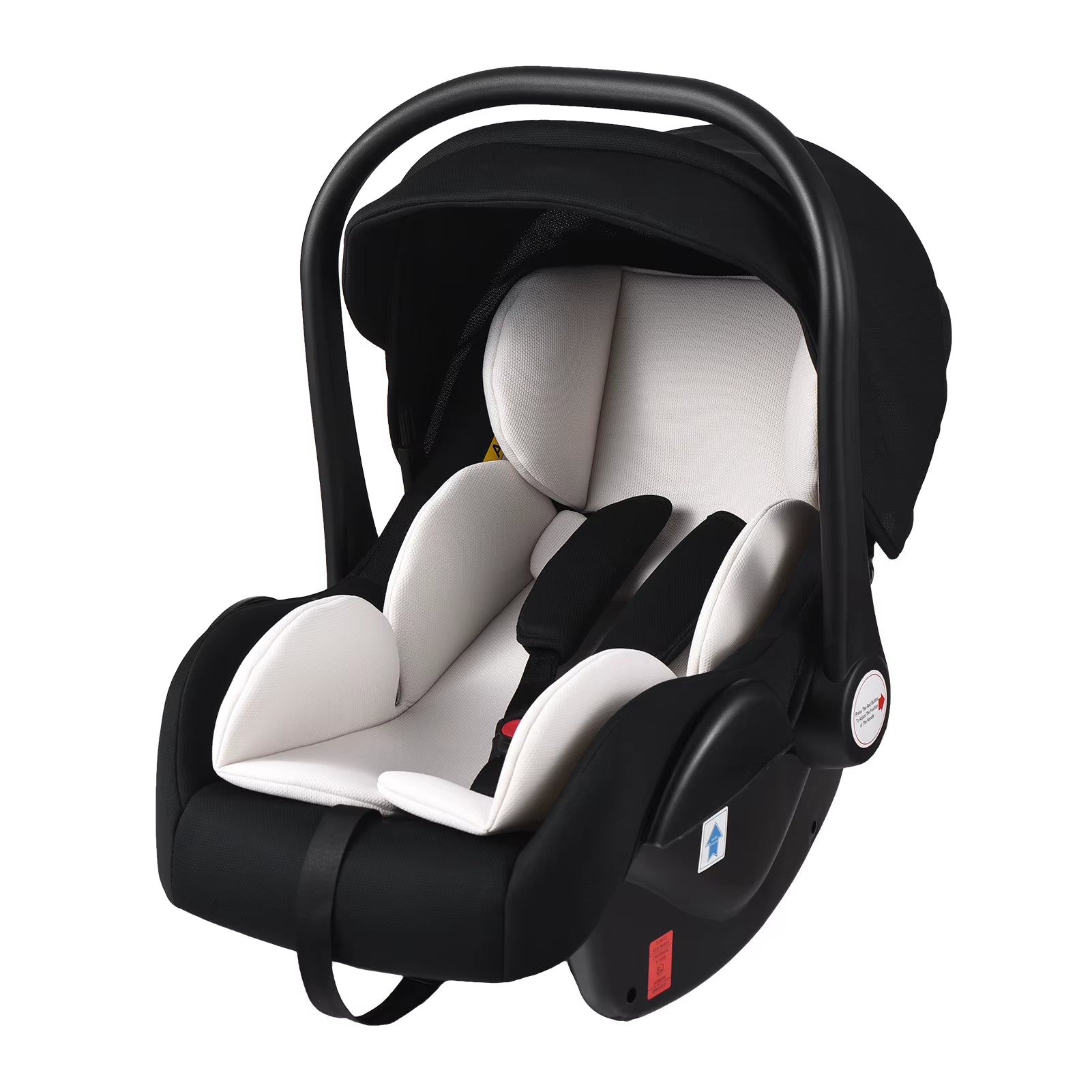 C018 Infant Car Seat Baby Car Seat with Carry Handle Adjustable Canopy 13Kg Load Bearing for Newborn Babies Infants