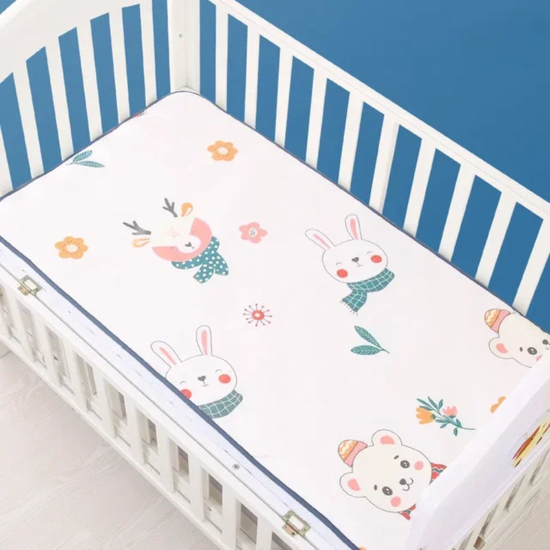 100X56Cm Baby Summer Bedding Cool Mat Portable Baby Cooling Set Bedding Baby Mattress Crib Bedding Set Baby Essentials Cribs