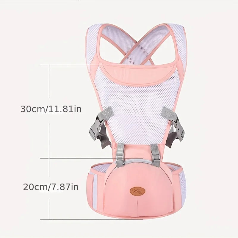 Polyester Cotton Waist Stool, Baby Carrier, Breathable Baby Hug, Support, Sitting Stool, Dual-Use, Outdoor Baby Carrying Tool