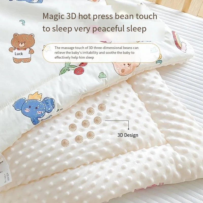 Newborn Crib Mattress Kindergarten Baby Small Quilt Children'S Mattress Mattress Pure Cotton Washable Nap Mattress