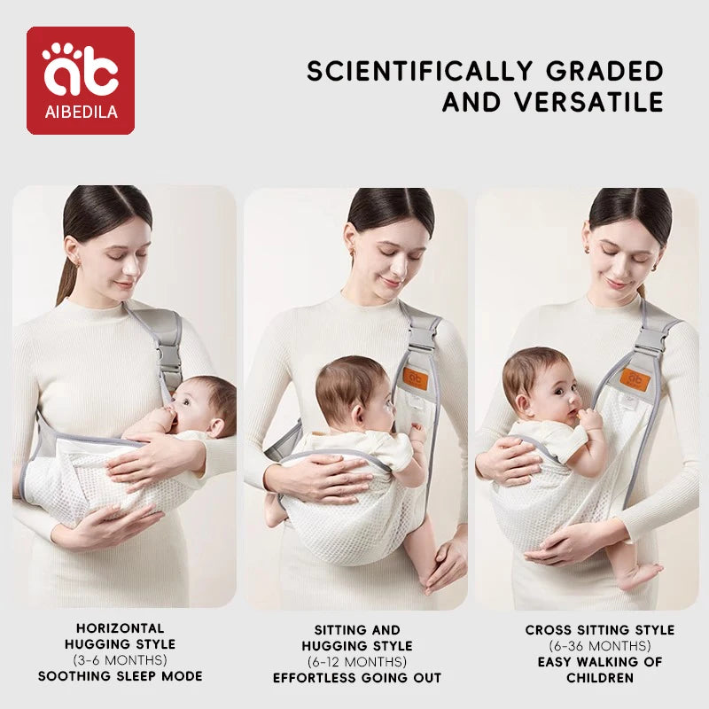Child Carrier Wrap Multifunctional Baby Carrier Ring Sling for Baby Toddler Carrier Accessories Easy Carrying Artifact Ergonomic
