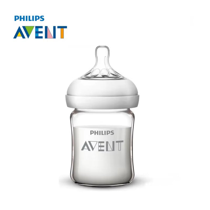 Newborn Baby Bottle SCF678 125Ml/160Ml Baby Glass Bottles Newborn Feeding Supplies BPA Free Wide Caliber