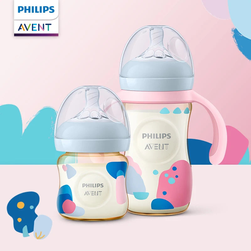 PHILIPS  Newborn Baby Large Caliber Food Grade PPSU Material Feeding Bottle Anti-Colic 0-3 Years Old Baby NO BPA