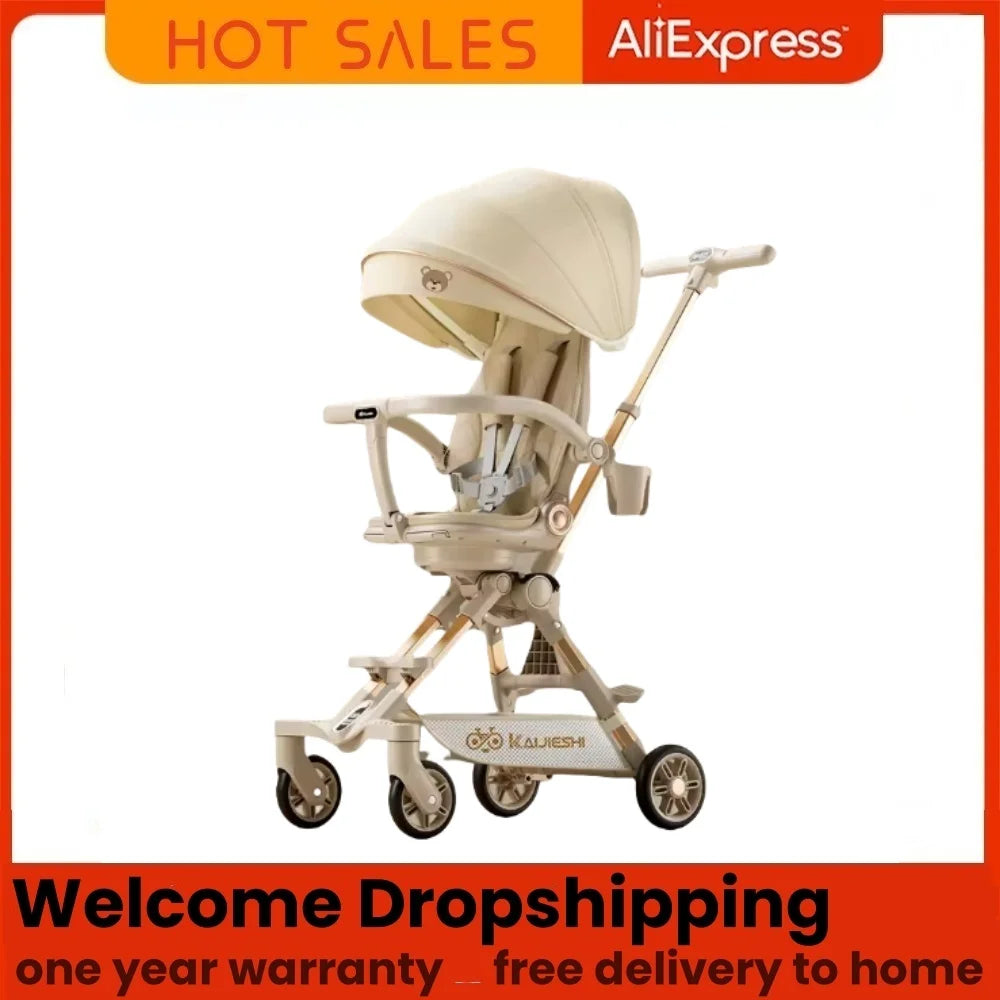 Lightweight Baby Stroller for Newborn,Baby Pram Suitable for 0-36 Month Baby,Good Quality and 1 Year Warranty