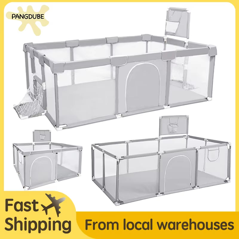 Baby Playpen for Children Play Area Baby Playground 6 Month~6 Years Old Kids Ball Pit Playpen Indoor Baby Safety Fence