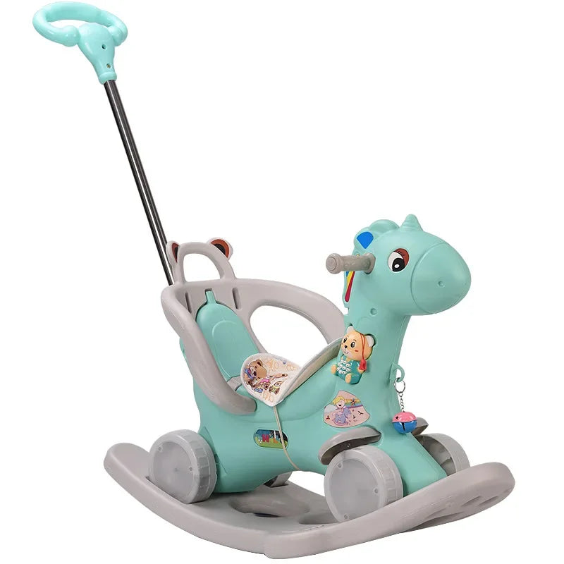 Baby Scooter Children Rocking Horse Rocking Horse Dual-Use Baby Chair Baby Toy Children Horse Ride on Toys