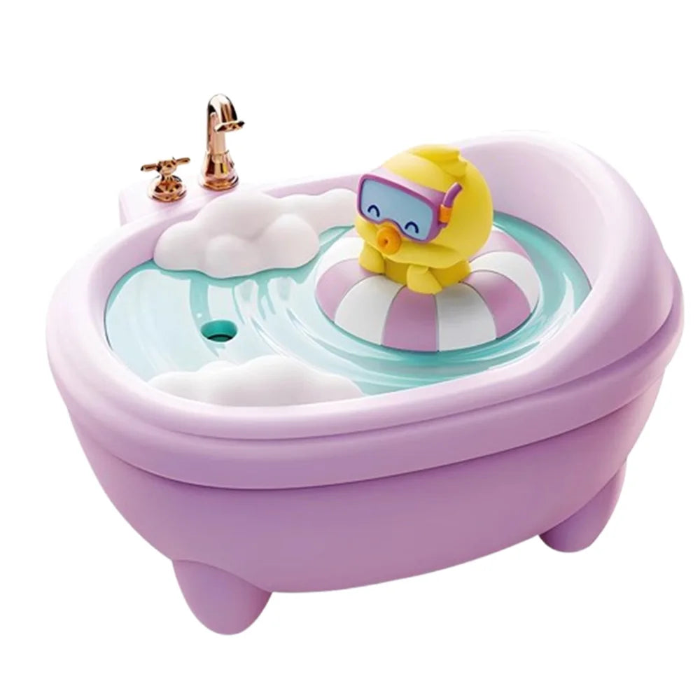Cartoon Air Humidifier Colourful Lighting 340ML Mini Bathtub Shape Diffuser Kids Toy Cute Duck Humidifiers Cars Desktop Silent