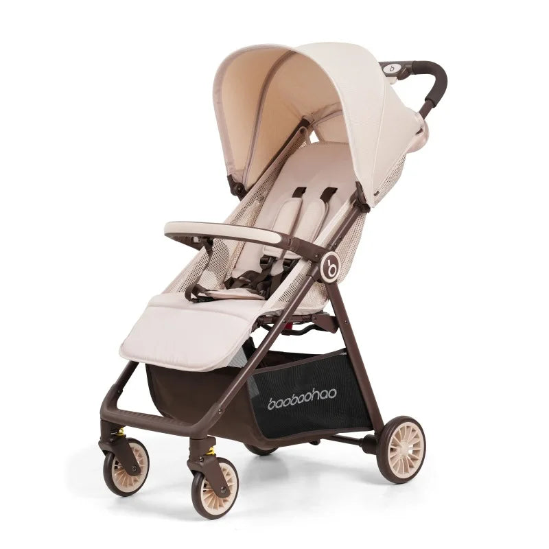 Baby Stroller Can Sit or Lie down Newborn Baby Stroller Simple Folding Ultra-Lightweight Shock-Absorbing Wheels Pocket Cart