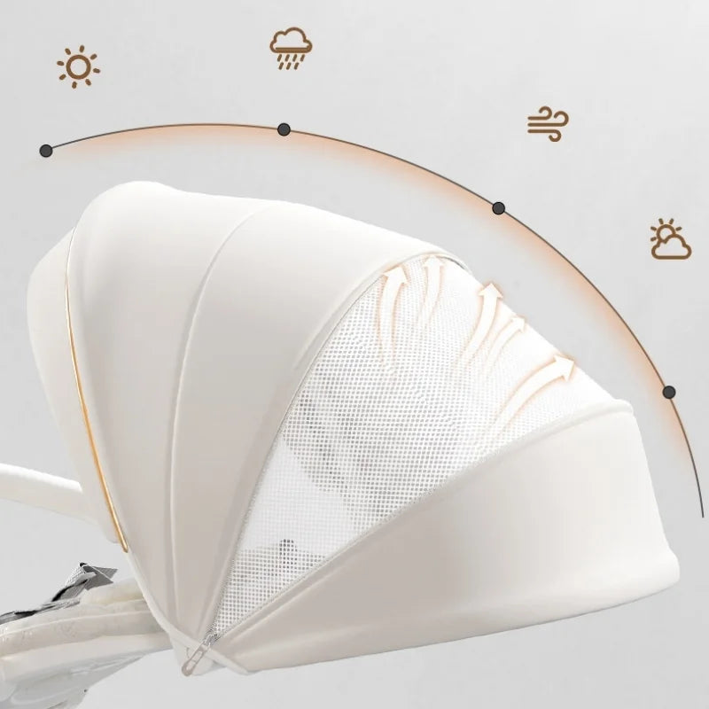 Lightweight Baby Stroller for Newborn,Baby Pram Suitable for 0-36 Month Baby,Good Quality and 1 Year Warranty