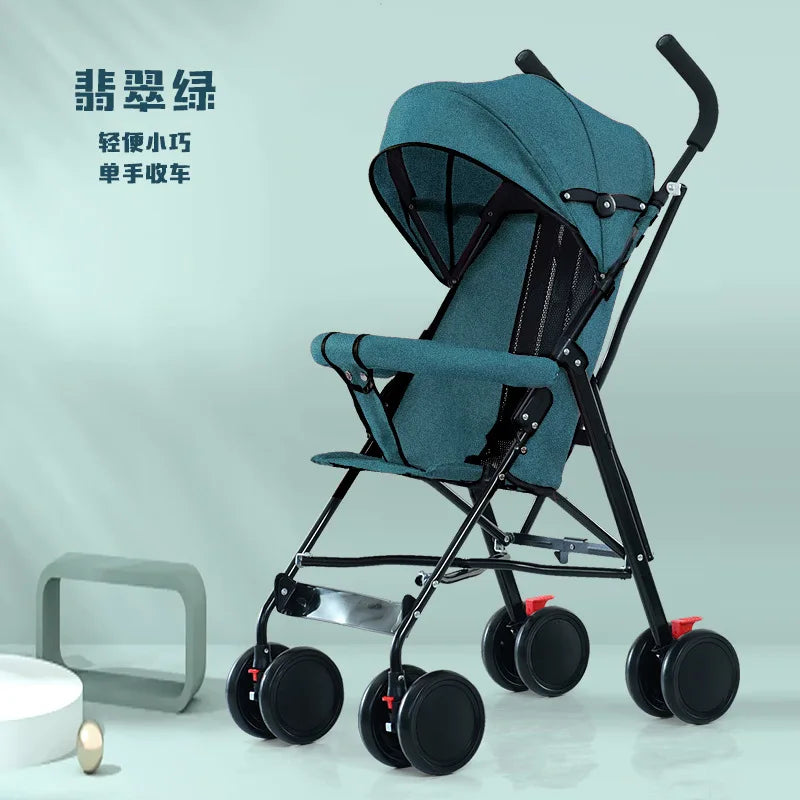 Baby Stroller Can Only Be Sat on Lightweight Folding Baby Stroller Goes Out Multi-Functional Children'S Simple Baby Walking