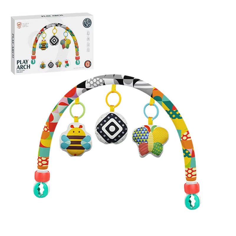 Baby Stroller Arch Toys Bouncer Toy Pram Activity Arch Toys Fine Motor Skills Toys Sensory Development Baby Car S