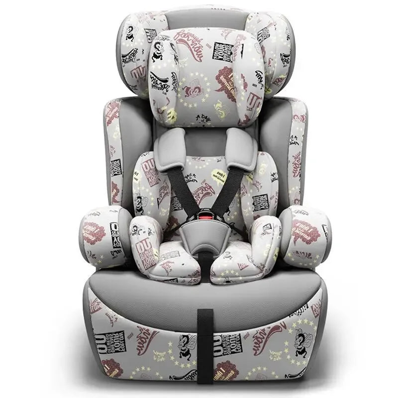 EG82 Factory Direct Baby Car Seat, Portable Child Safety Booster, Universal Seat for 9 Months to 12 Years, Adjustable