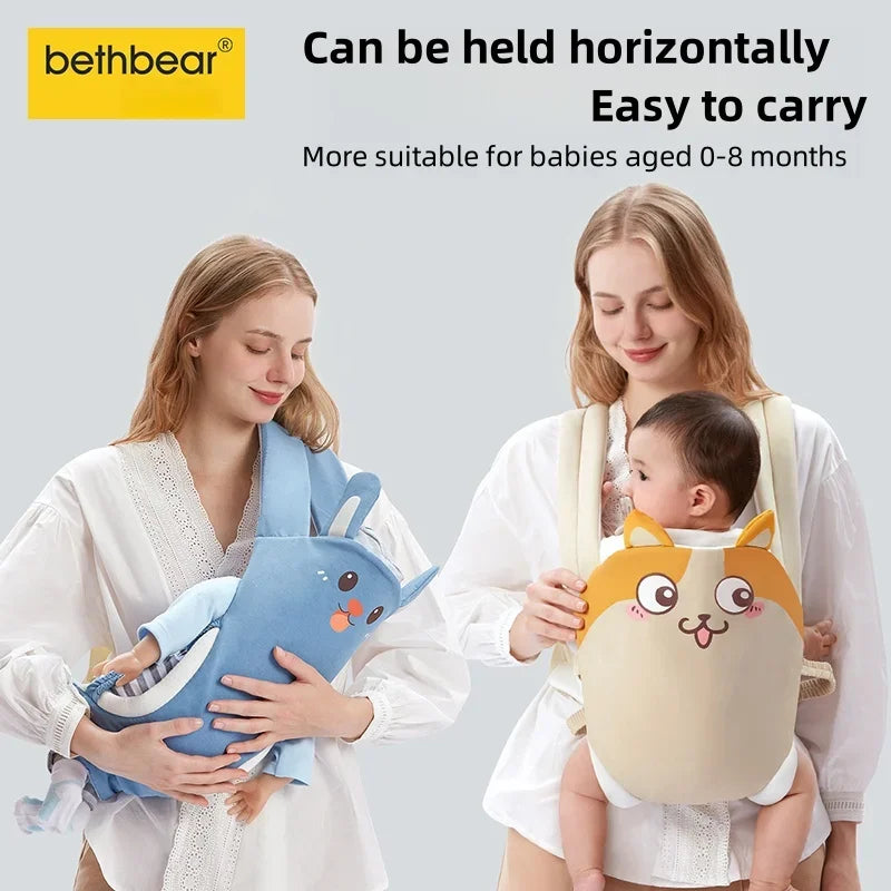 4 in 1 Multifunction Baby Carrier Front Facing Infant Sling Wrap Baby Kangaroo Bag Washable Lumbar Stool Baby Carrier Strap