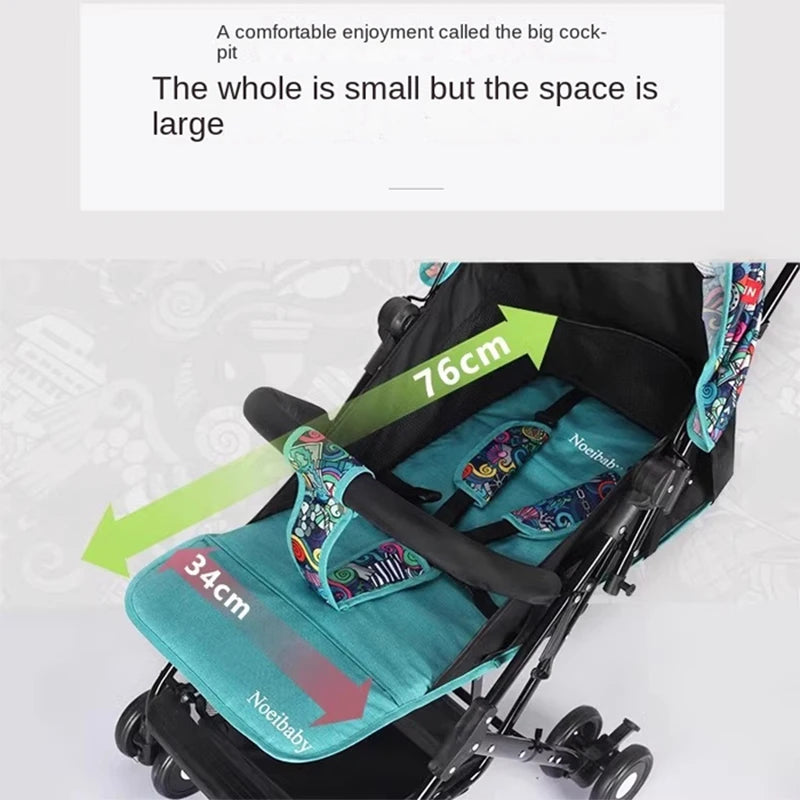 Baby Buggy Can Sit or Lie down Lightweight Folding Locket Umbrella Car Baby 0 to 3 Years Old Child Stroller