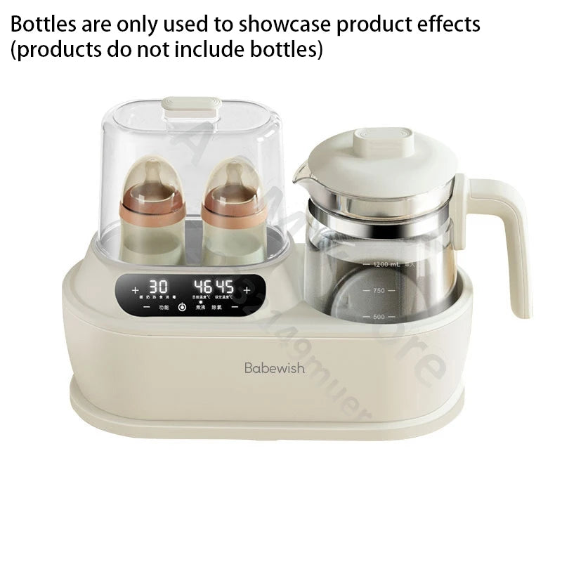 Multi-Function Thermostatic Milk Regulator / Double Bottle Warmer Milk Warmer / with Steam Sterilisation Bottle Steriliser