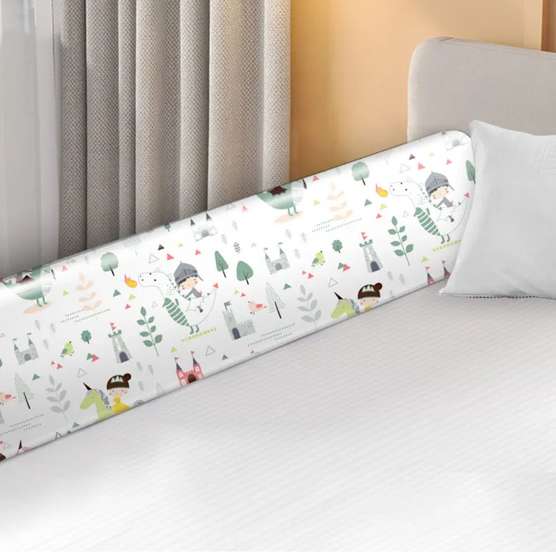 150Cm Universal Baby Bed Frame Guardrails Barrier Deformable Steel Tube Bed Safety for Kids Bed Fence Baby Protect Rail 59Inch