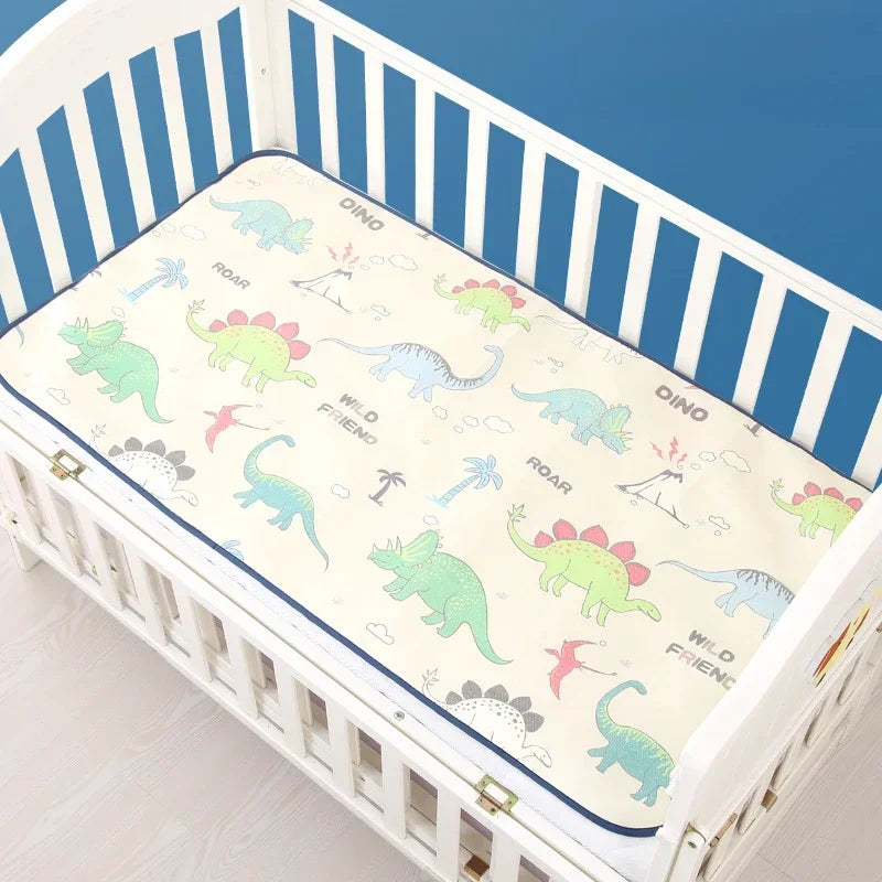 100X56Cm Baby Summer Bedding Cool Mat Portable Baby Cooling Set Bedding Baby Mattress Crib Bedding Set Baby Essentials Cribs
