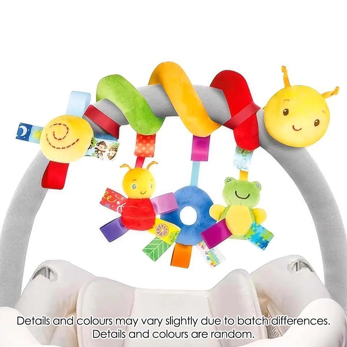 1 Baby Colorful Unicorn Caterpillar Animal Bed Package Bed Hanging Baby Comfortable Toy Safety Seat Comfortable Toy inside Car