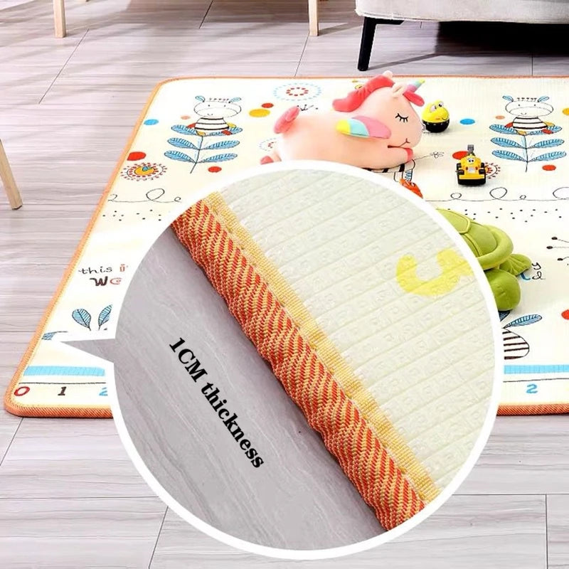 New 1Cm/0.5Cm Environmentally Friendly Thick Baby Crawling Play Mats Folding Mat Carpet Play Mat for Children'S Safety Rug Gifts