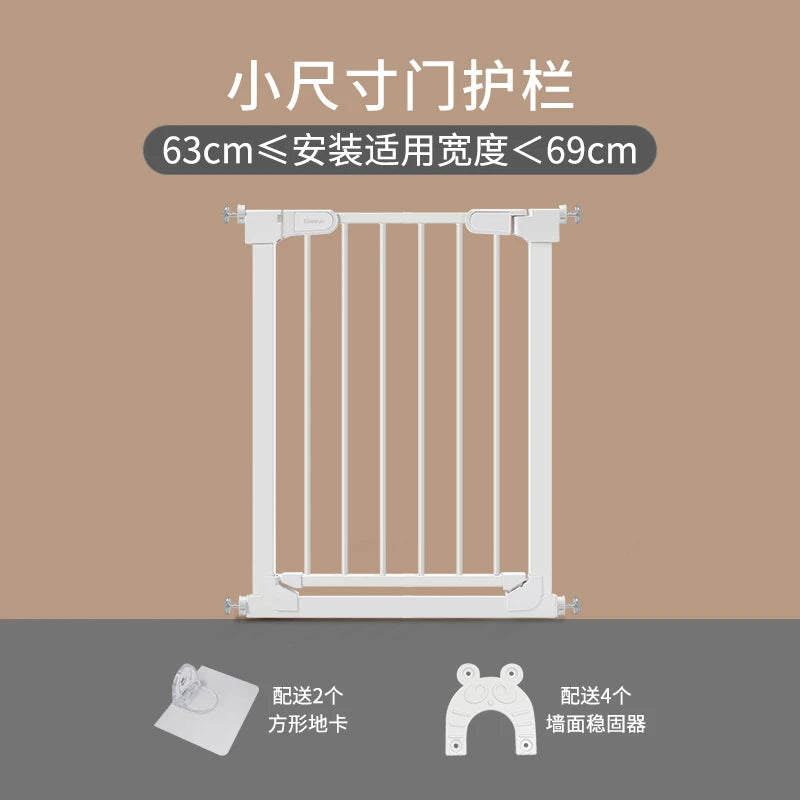 No-Drill Baby Safety Gate - 120Cm Extendable Pet Barrier with Dual Lock System Non-Toxic Material for Stairs/Kitchen/Doorways