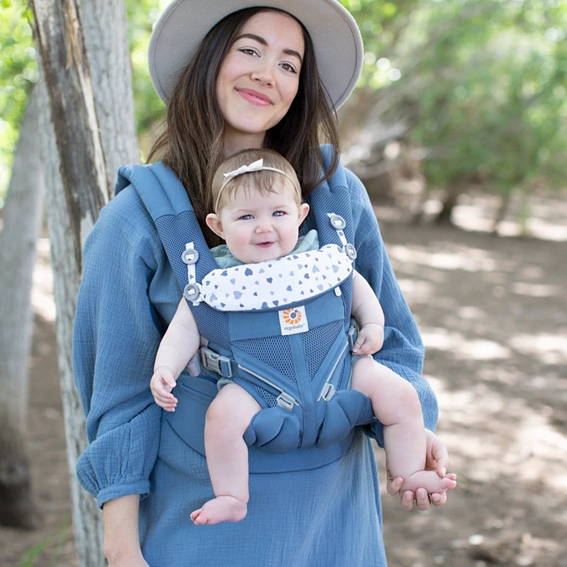 Ergobaby All Carry Positions Breathable Mesh Baby Carrier, Enhancing Lumbar Support and Airflow (7-45 Pounds)
