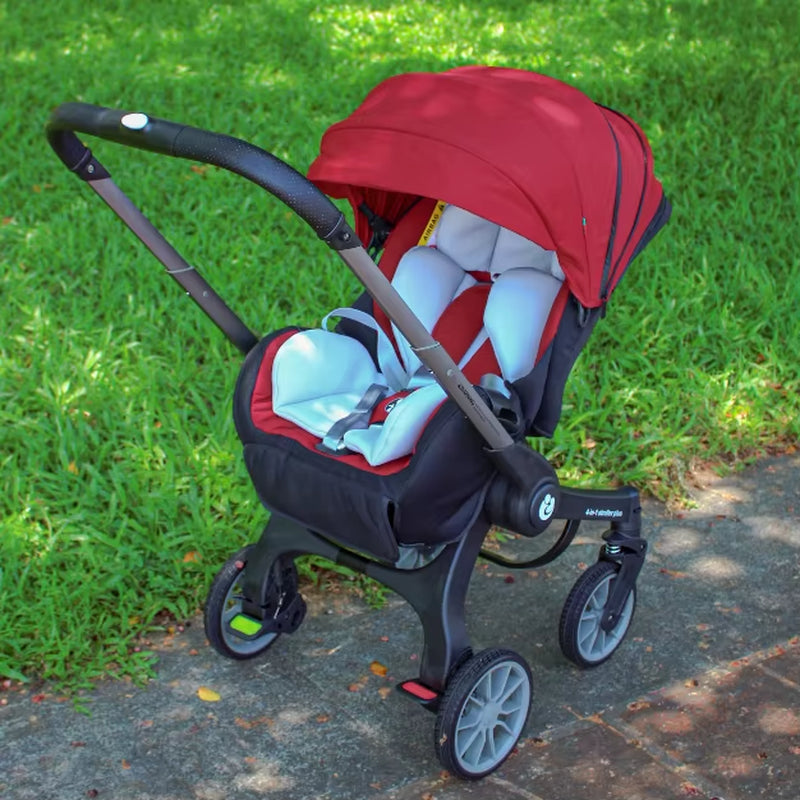 4-In-1 Baby Two-Way Stroller Multifunctional Newborn Baby Stroller 3In1 Foldable Basket Type Seat Baby Carriage