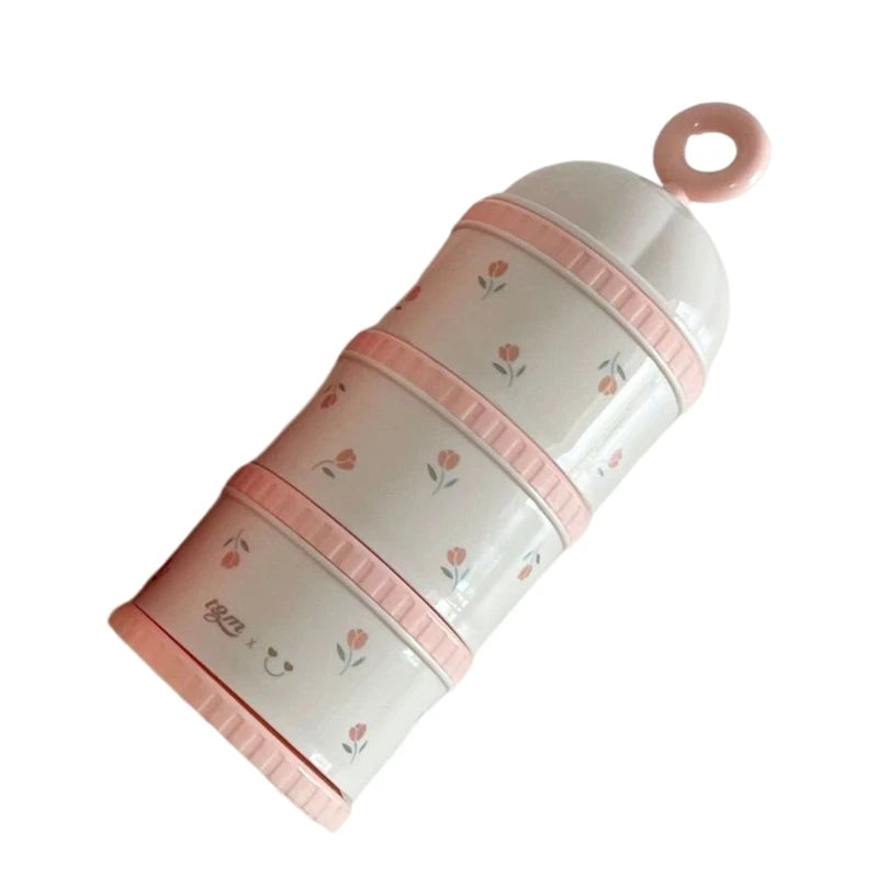 INS Baby Milk Powder Box Infant Feeding Formula Dispenser Container Toddler Snacks Mix Portable Storage Container