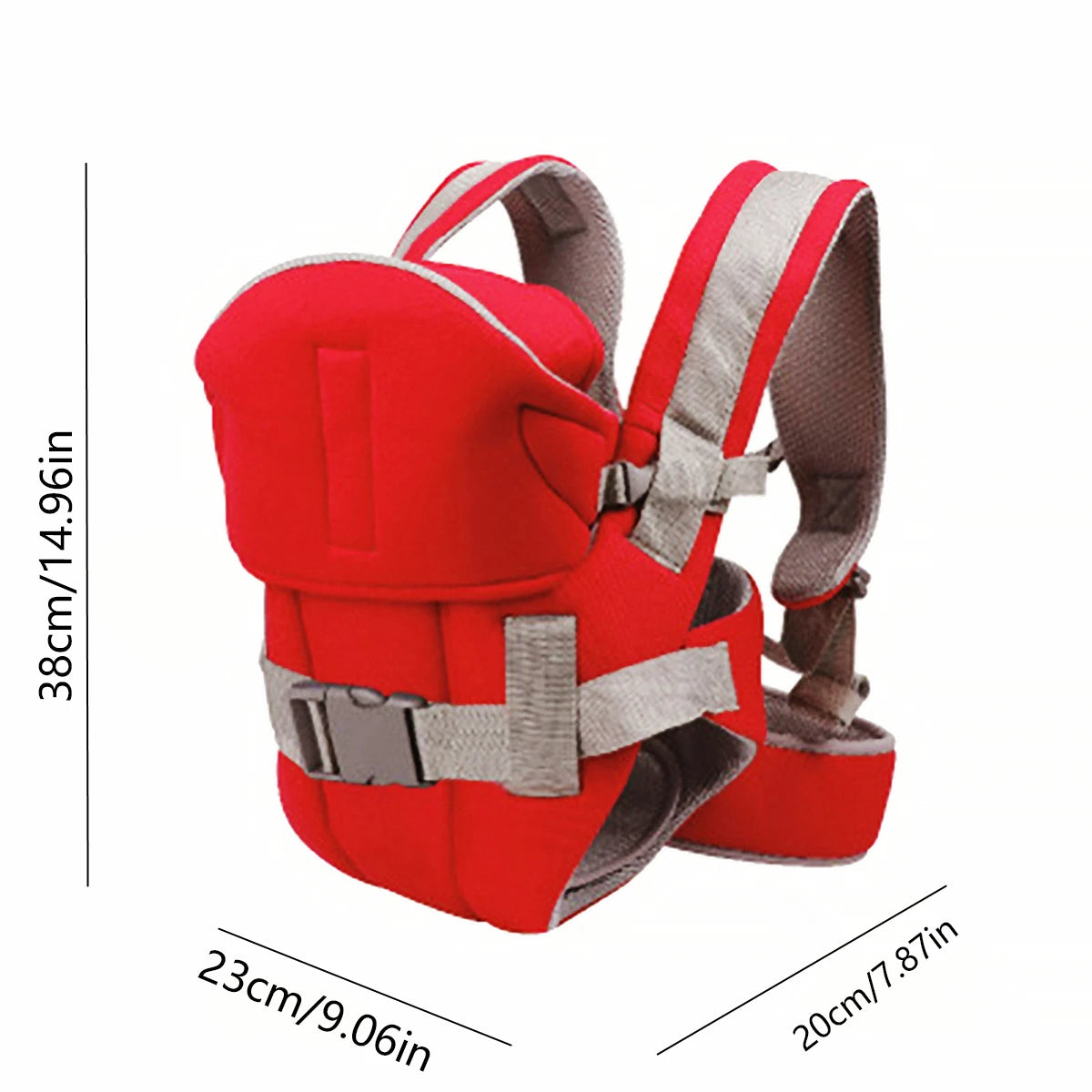 Enlarged and Thickened Backpack Baby Strap for Outdoor Travel Breathable in All Seasons Front Embrace and Back Children'S Strap