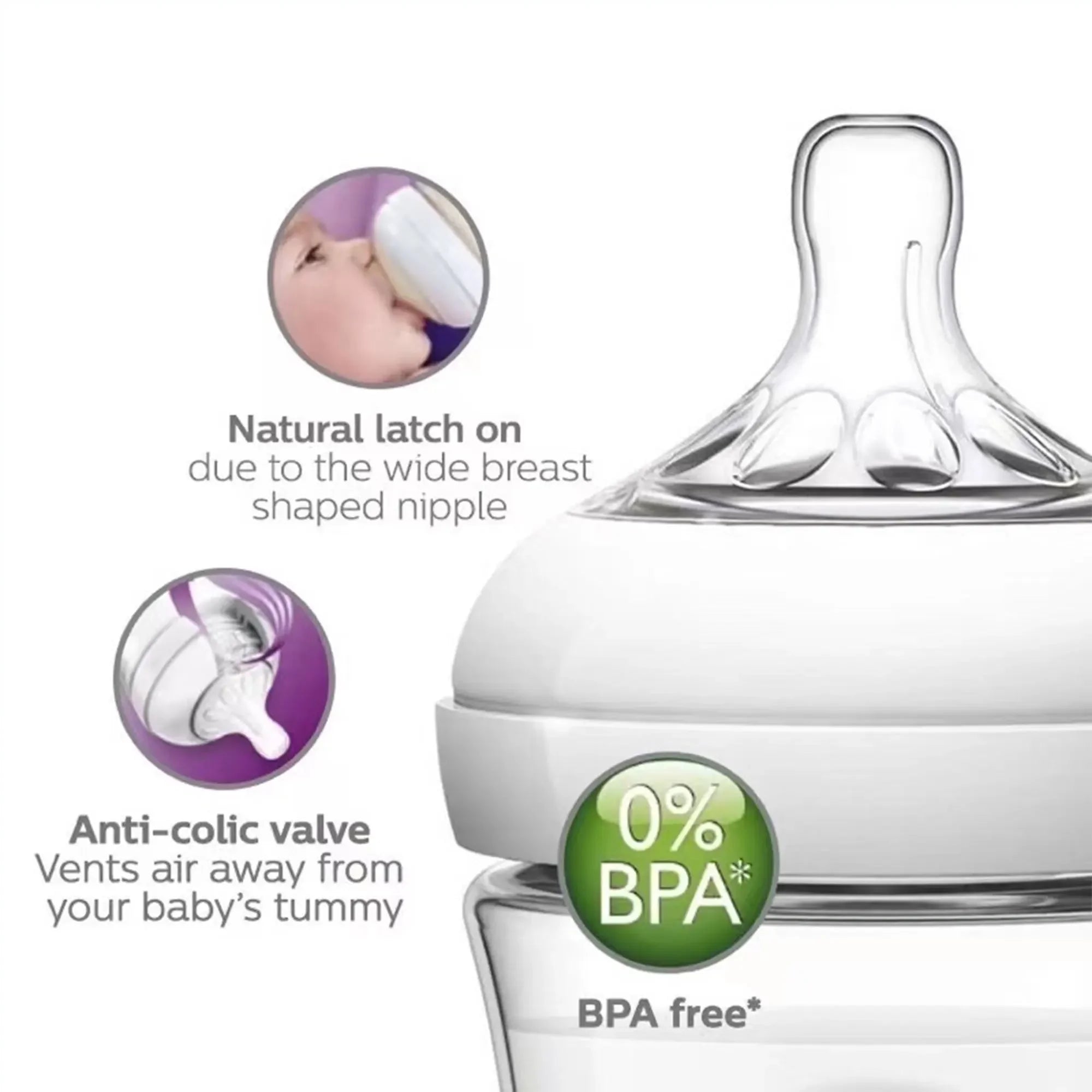 1Pc 150/250 Ml Baby Petal-Shaped Pacifier Feeding Bottle, 5.5 Cm Caliber, PP Bottle, Drop Resistant,Gift