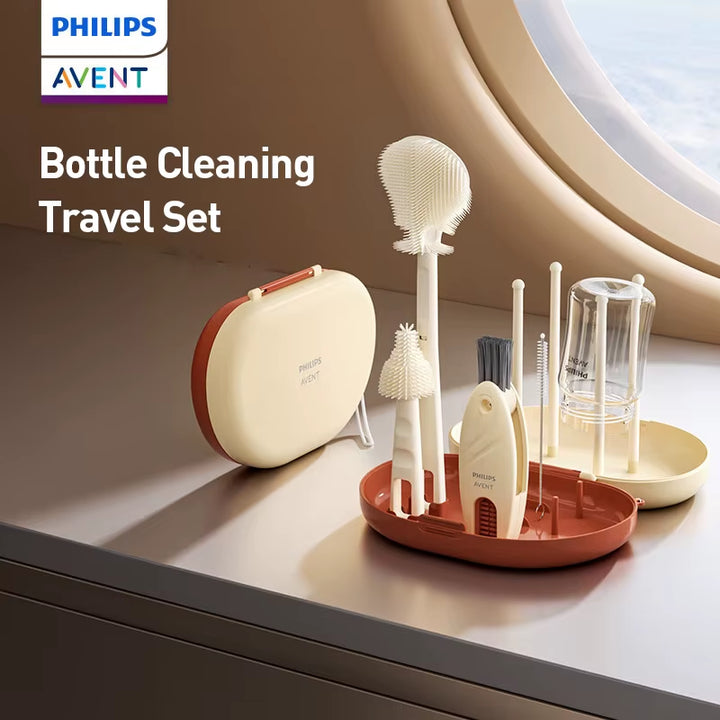 Philips  Baby Bottle Brush Bottle Cleaning Travel Set 7 in 1