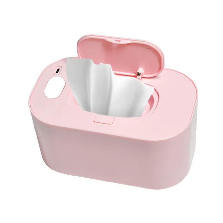 USB Baby Wipe Warmer Digital Display Large Capacity Baby Wet Wipes Warmer Dispenser Adjustable Temperature Heating Wipe Warmer