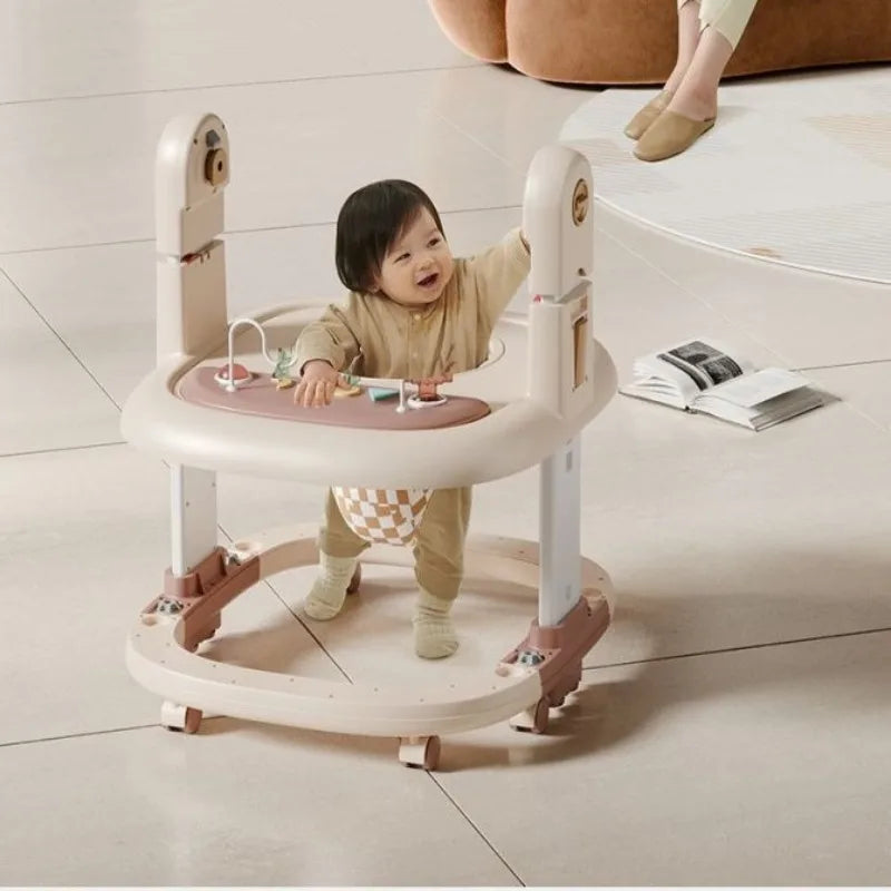 3-In-1 Foldable Baby High Chair, Multi-Functional Portable Dining Chair for Toddlers, Home Use Infant Feeding Chair with Table