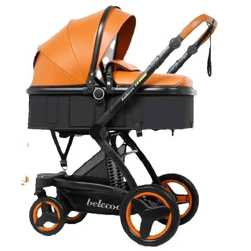 Baby Stroller 3 in 1 with Car Seat Baby Cart Foldable Baby Carriage Prams for Newborns Pram High Quality Waterproof Strollers